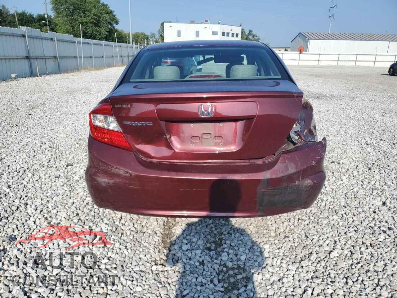HONDA CIVIC 2012 - 19XFB2F57CE365578