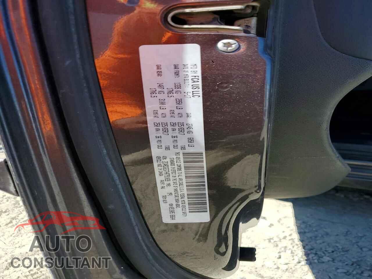 DODGE CARAVAN 2017 - 2C4RDGEG7HR791039