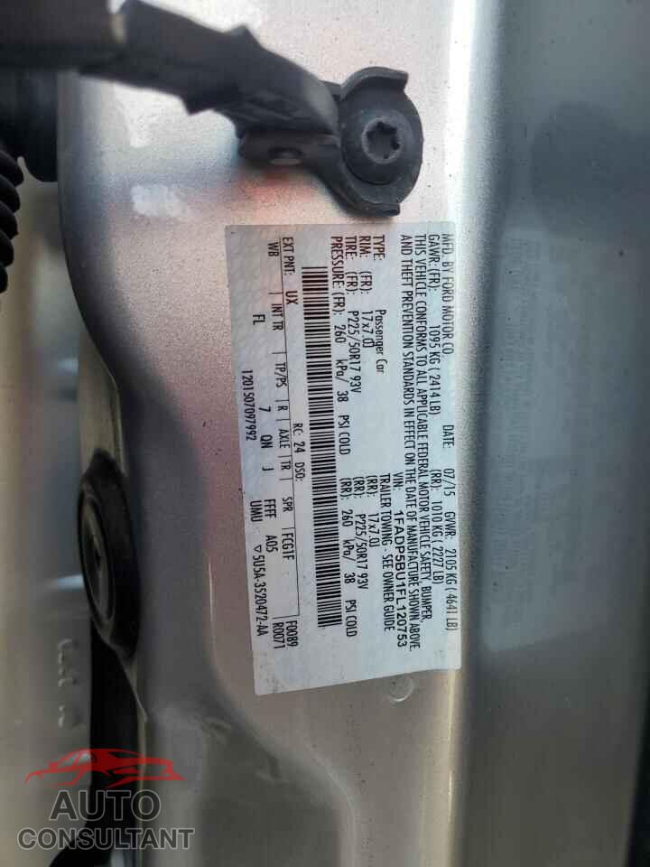 FORD CMAX 2015 - 1FADP5BU1FL120753