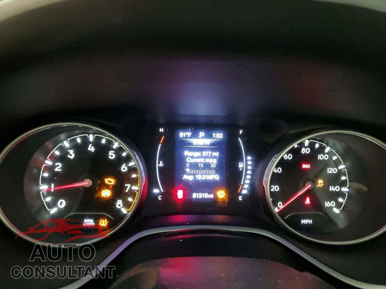 JEEP COMPASS 2017 - 3C4NJDBB4HT680587