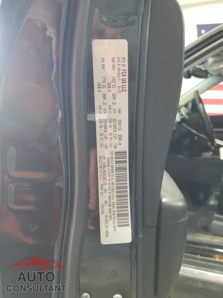 DODGE DURANGO 2019 - 1C4RDJAG2KC821731