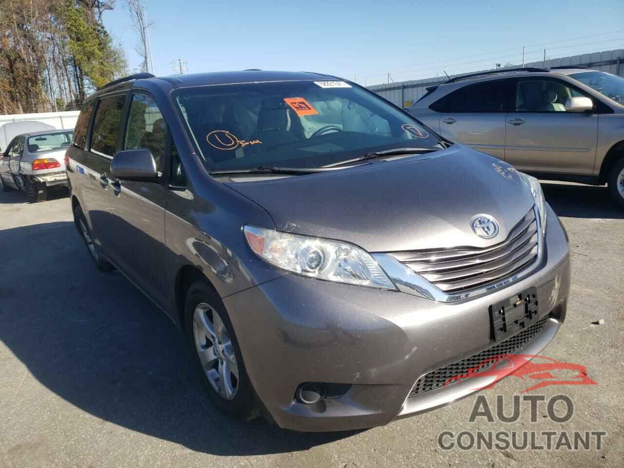 TOYOTA SIENNA 2017 - 5TDKZ3DCXHS864289