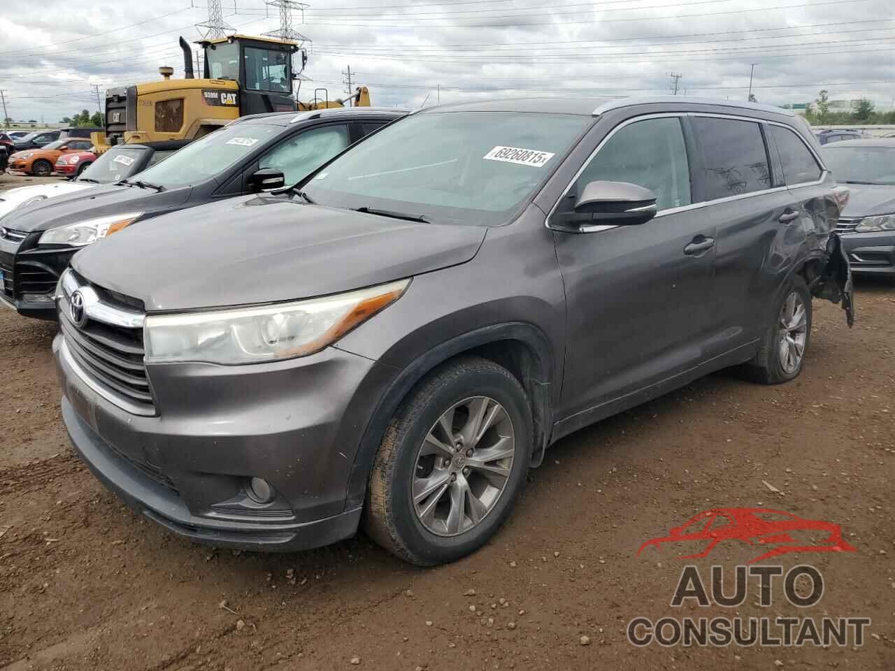 TOYOTA HIGHLANDER 2015 - 5TDJKRFH3FS112331