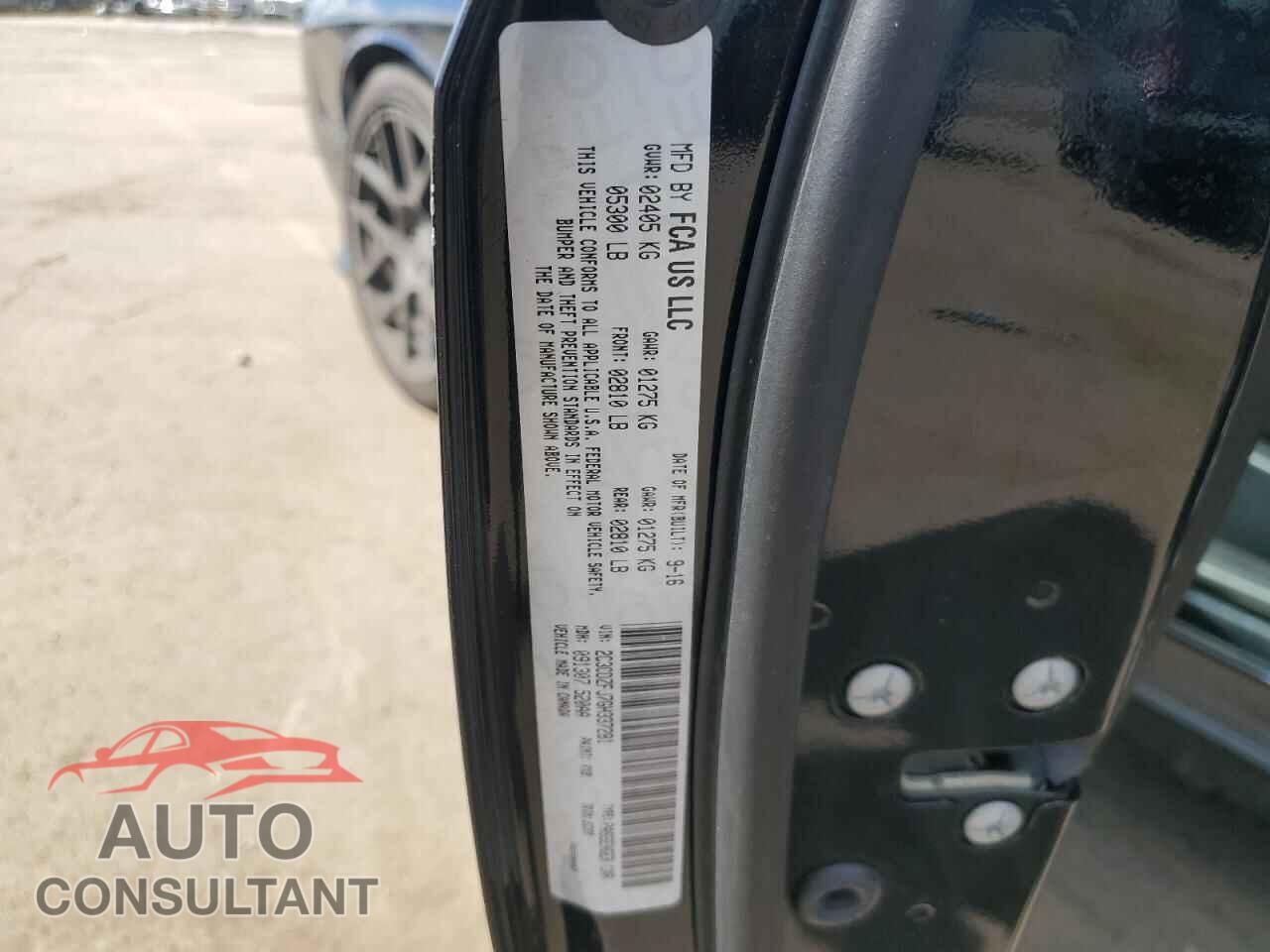 DODGE CHALLENGER 2016 - 2C3CDZFJ7GH337281