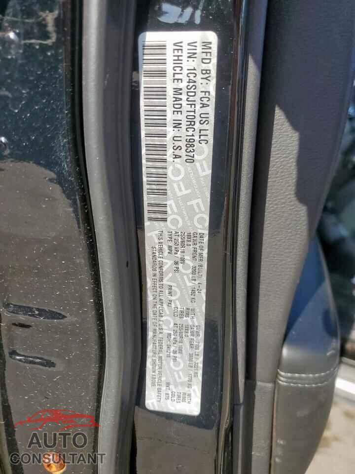 DODGE DURANGO 2024 - 1C4SDJFT0RC198370