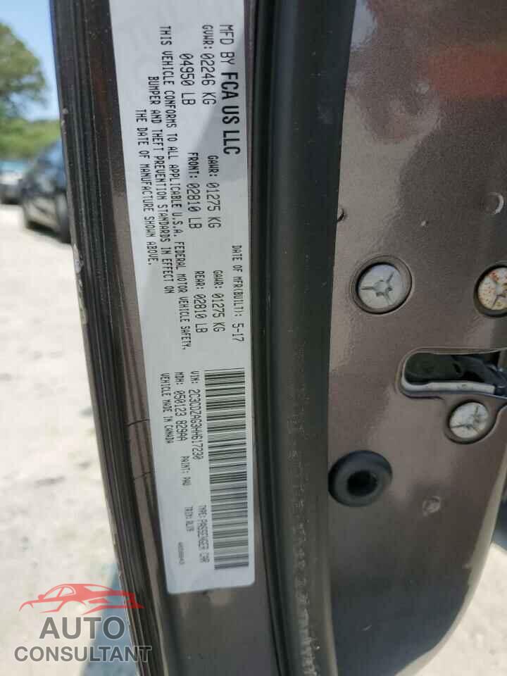 DODGE CHALLENGER 2017 - 2C3CDZAG3HH617230