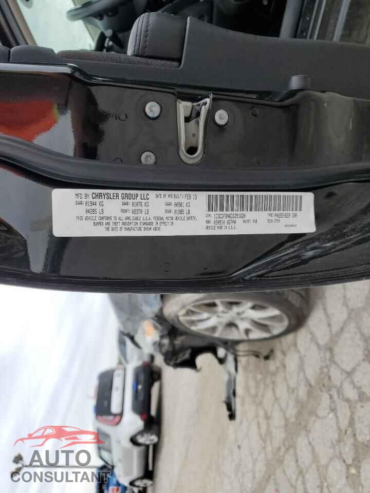 DODGE DART 2013 - 1C3CDFBA6DD291620