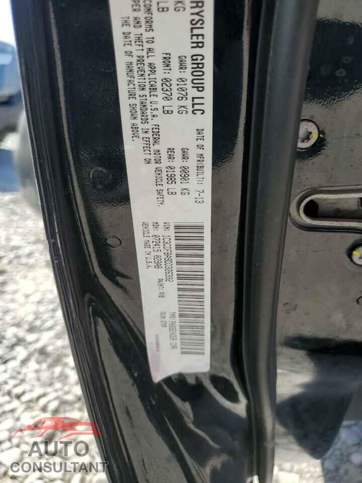 DODGE DART 2013 - 1C3CDFBA9DD326392