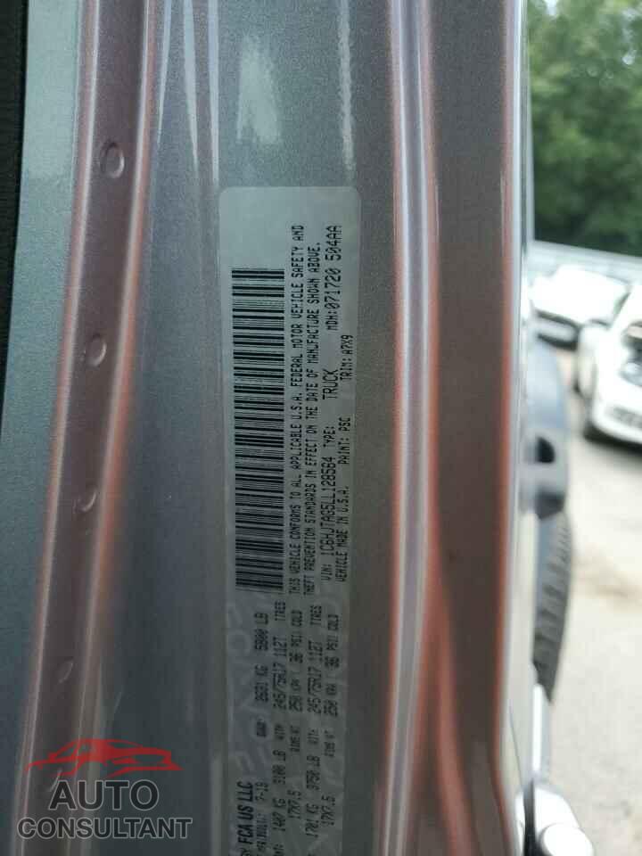 JEEP GLADIATOR 2020 - 1C6HJTAG5LL128564