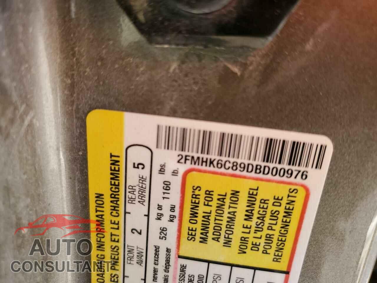FORD FLEX 2013 - 2FMHK6C89DBD00976