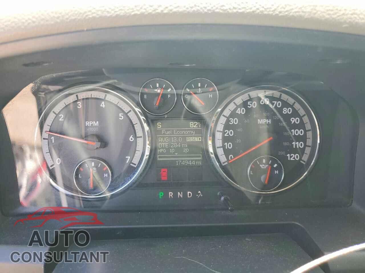 DODGE RAM 1500 2012 - 1C6RD7LT0CS161426