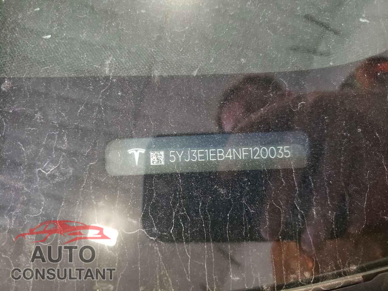 TESLA MODEL 3 2022 - 5YJ3E1EB4NF120035