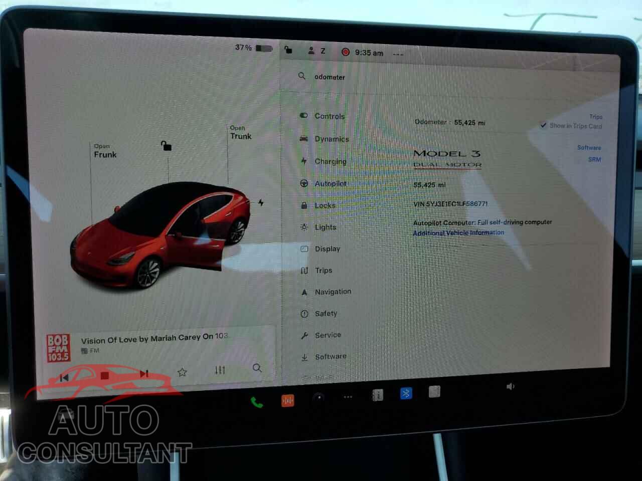 TESLA MODEL 3 2020 - 5YJ3E1EC1LF586771