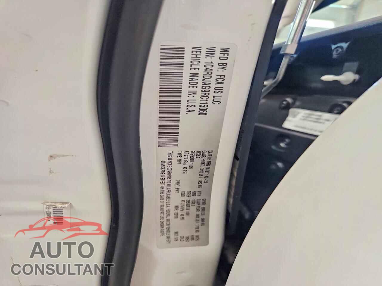 DODGE DURANGO 2024 - 1C4RDJAG9RC115060