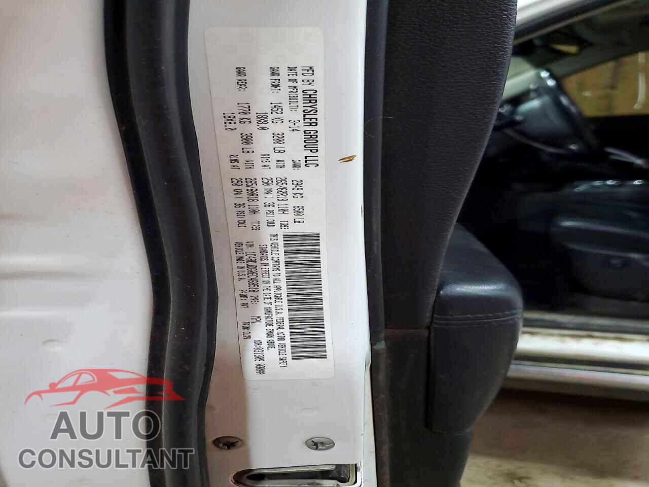 DODGE DURANGO 2014 - 1C4RDJDG0EC468518