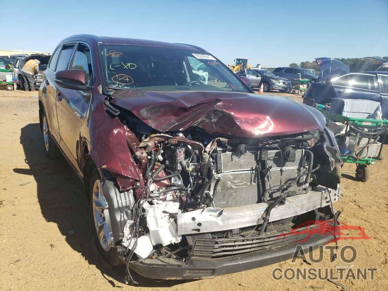 TOYOTA HIGHLANDER 2018 - 5TDDGRFH9JS050604