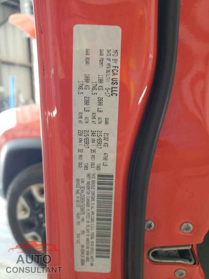 JEEP COMPASS 2017 - 3C4NJDDB3HT636075