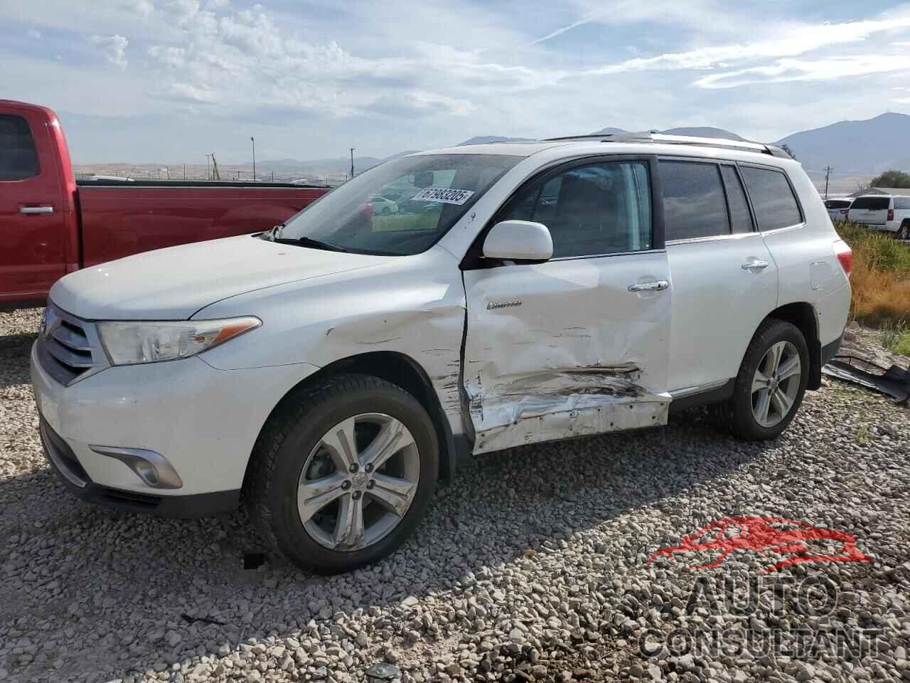 TOYOTA HIGHLANDER 2012 - 5TDDK3EH5CS173140