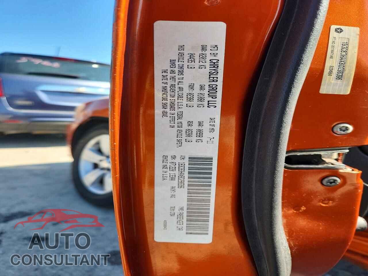 DODGE CALIBER 2011 - 1B3CB3HAXBD298396
