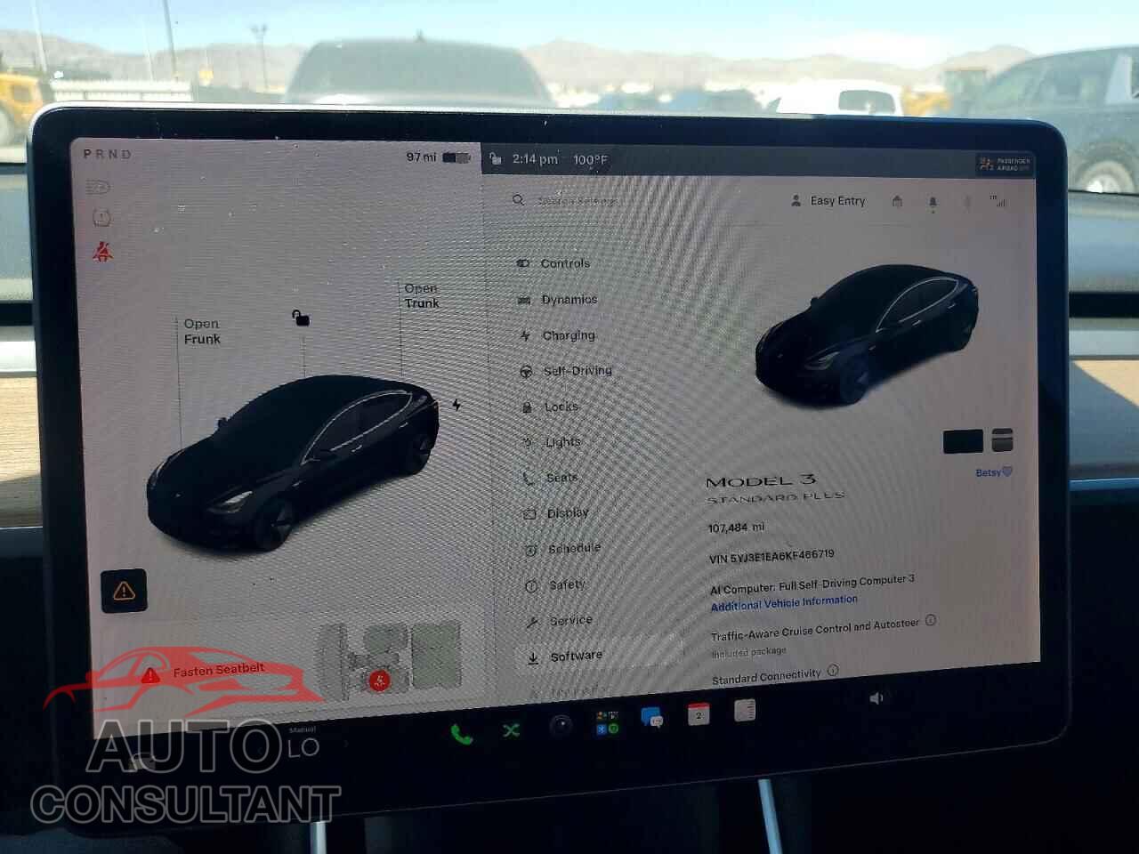 TESLA MODEL 3 2019 - 5YJ3E1EA6KF466719