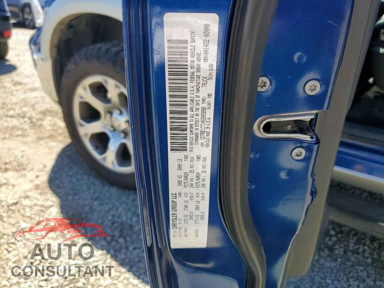 DODGE RAM 1500 2010 - 1D7RB1CT1AS205898