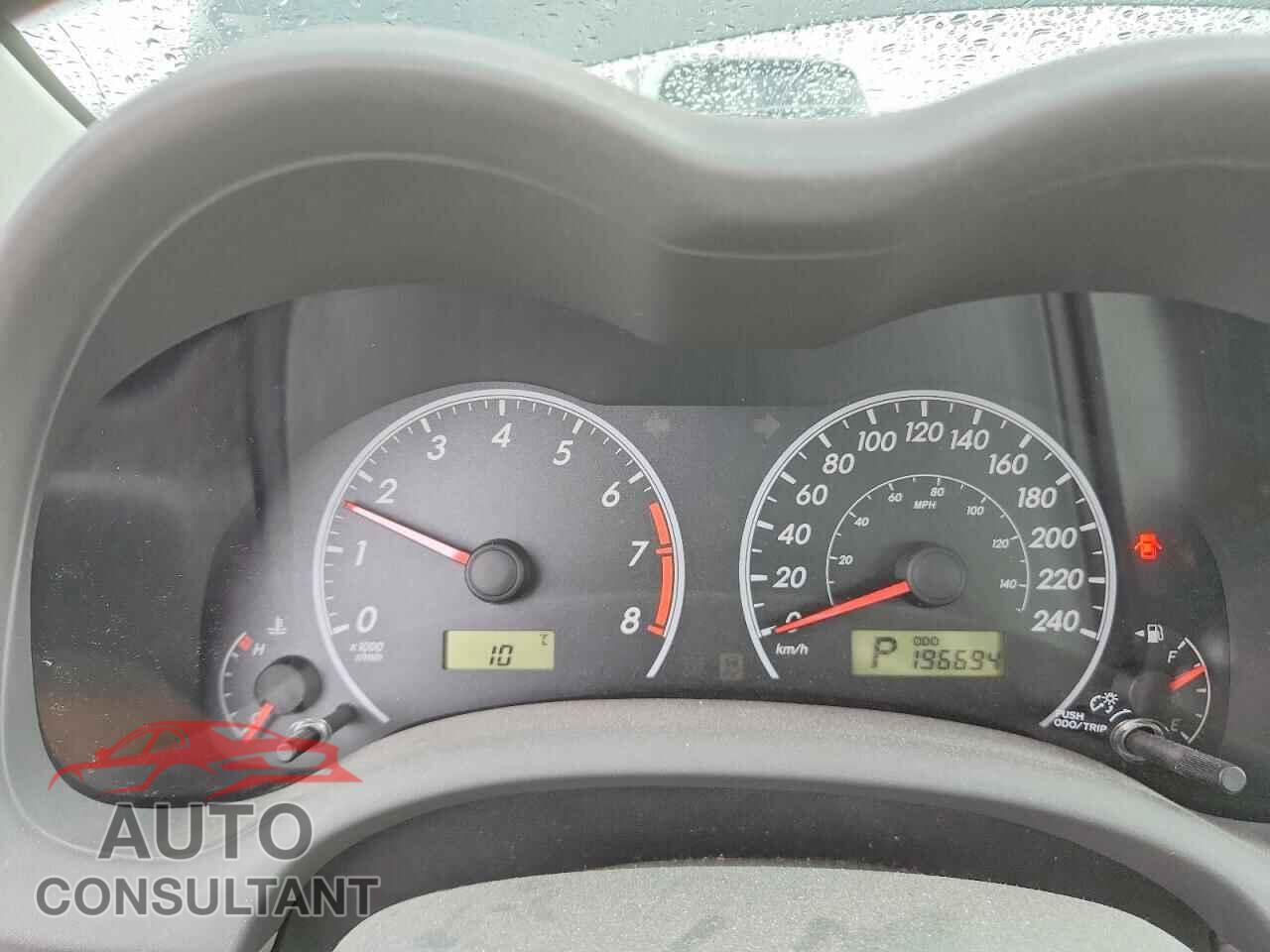 TOYOTA COROLLA 2010 - 2T1BU4EE7AC386609