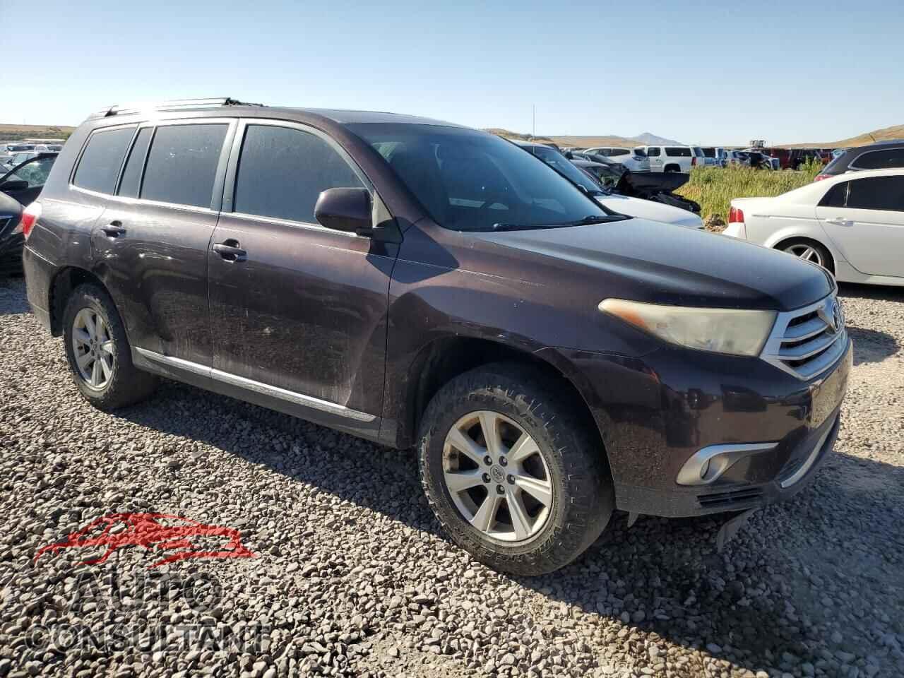 TOYOTA HIGHLANDER 2012 - 5TDZK3EH5CS062089