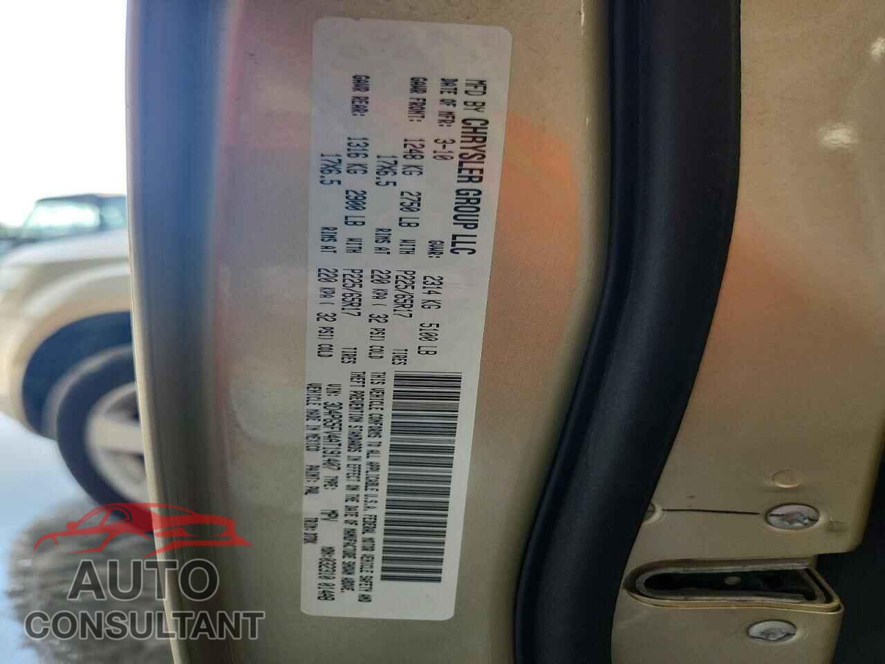 DODGE JOURNEY 2010 - 3D4PG5FV4AT191407