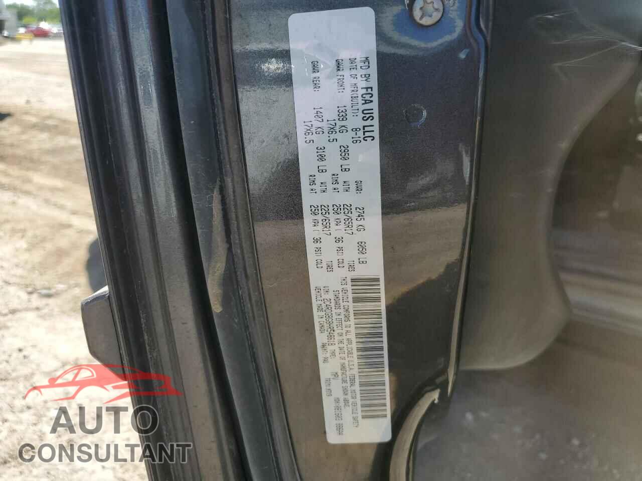 DODGE CARAVAN 2017 - 2C4RDGBG8HR548618