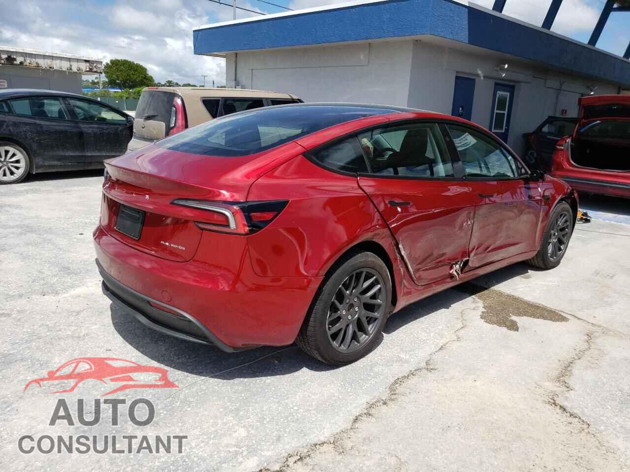 TESLA MODEL 3 2025 - 5YJ3E1EB4SF904310