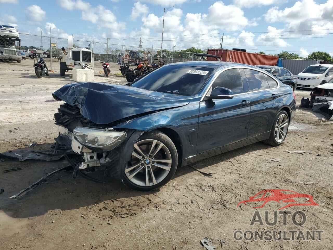 BMW 4 SERIES 2017 - WBA4F7C58HG786260