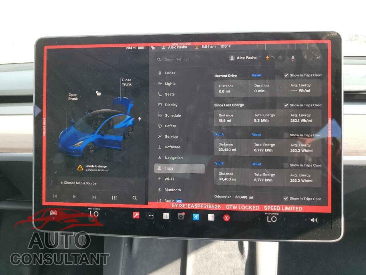 TESLA MODEL 3 2023 - 5YJ3E1EA5PF518526