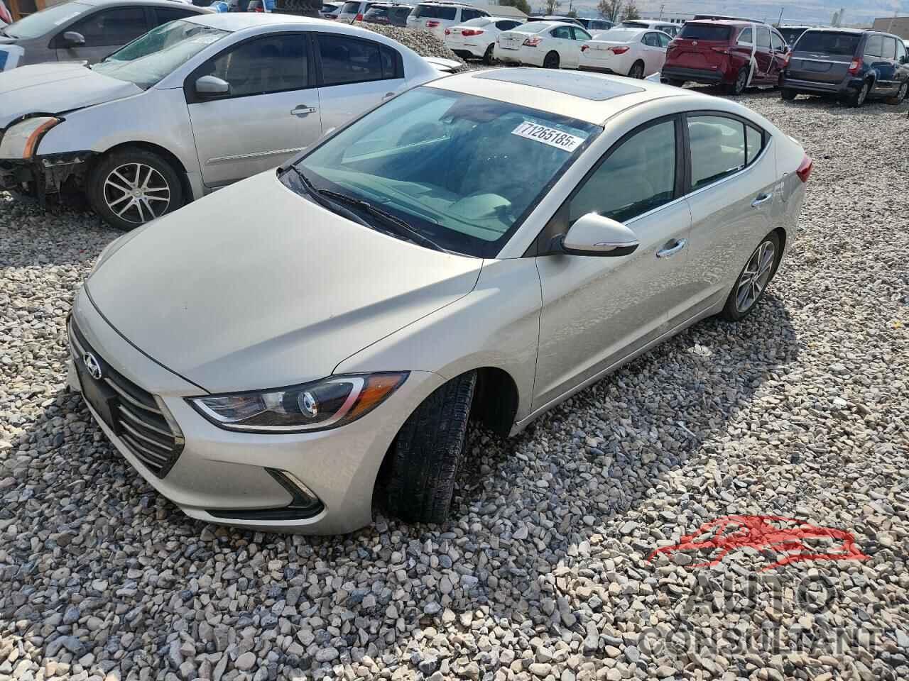 HYUNDAI ELANTRA 2017 - 5NPD84LF2HH086461