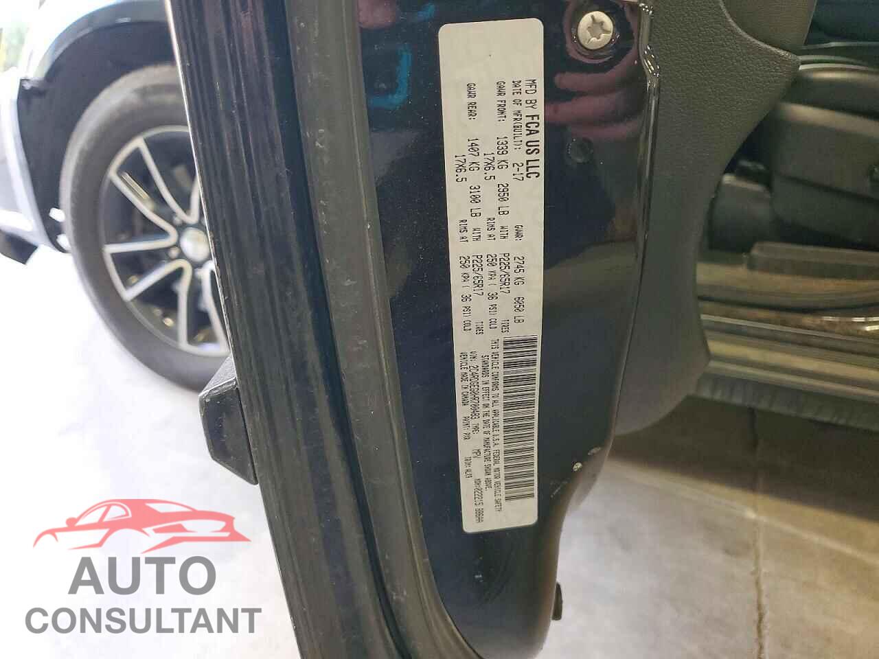 DODGE CARAVAN 2017 - 2C4RDGEG0HR700483