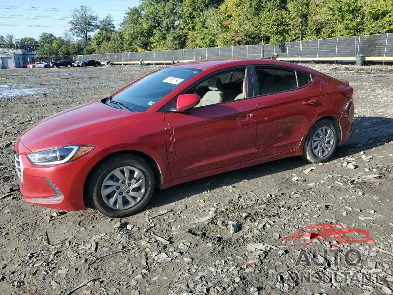 HYUNDAI ELANTRA 2017 - KMHD74LF0HU367596