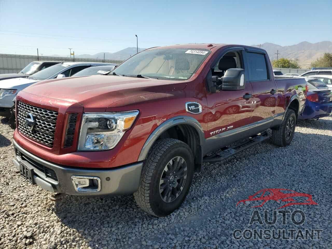 NISSAN TITAN 2017 - 1N6AA1F46HN529031