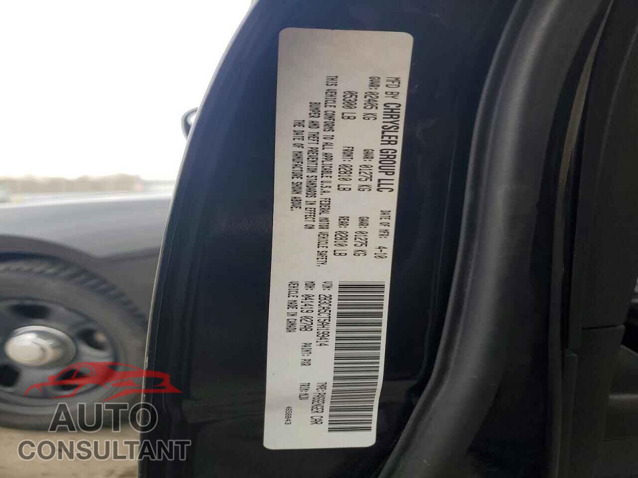 DODGE CHARGER 2010 - 2B3CA5CT5AH199414