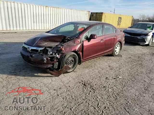HONDA CIVIC 2012 - 19XFB2F57CE078967