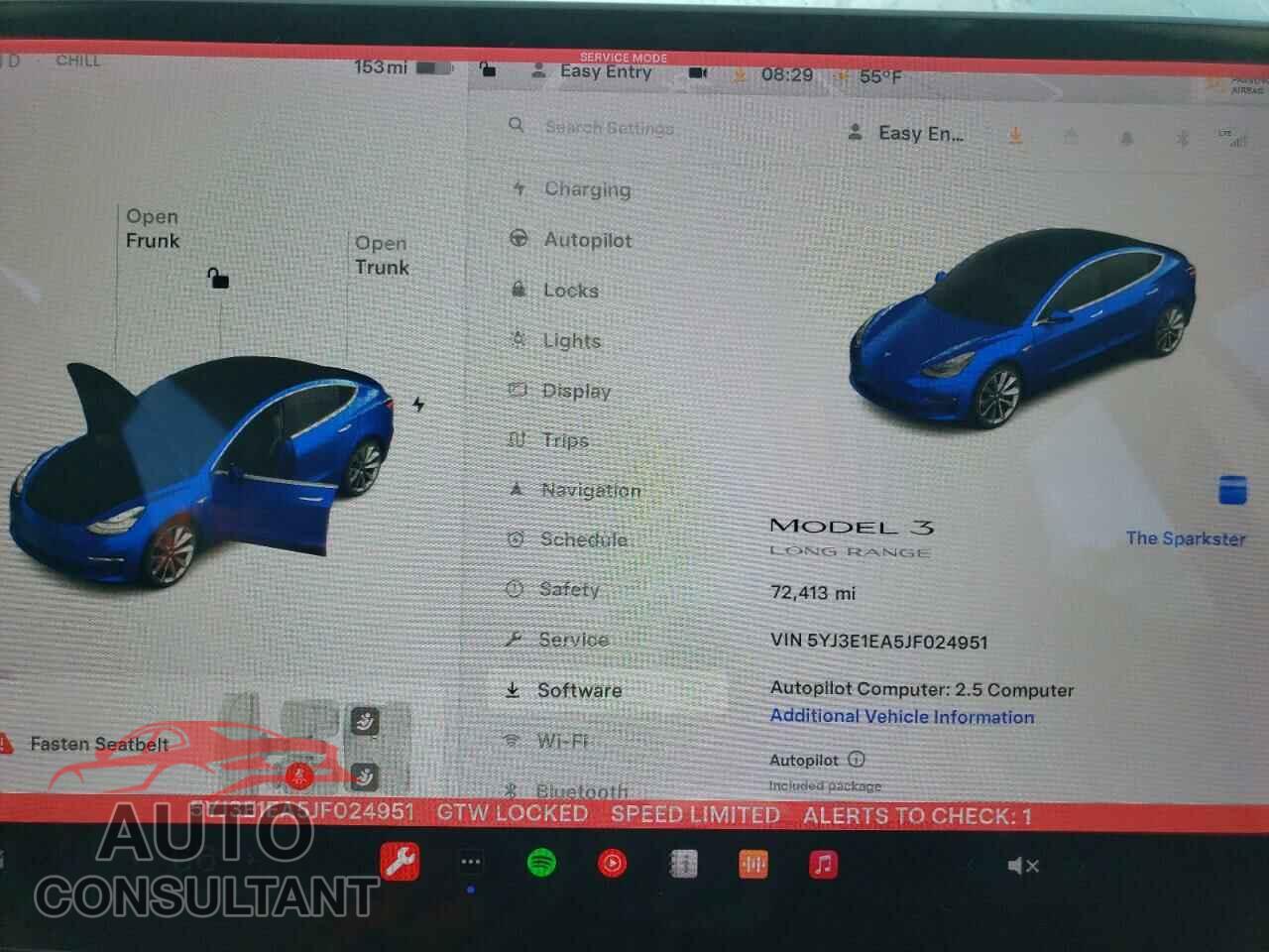 TESLA MODEL 3 2018 - 5YJ3E1EA5JF024951