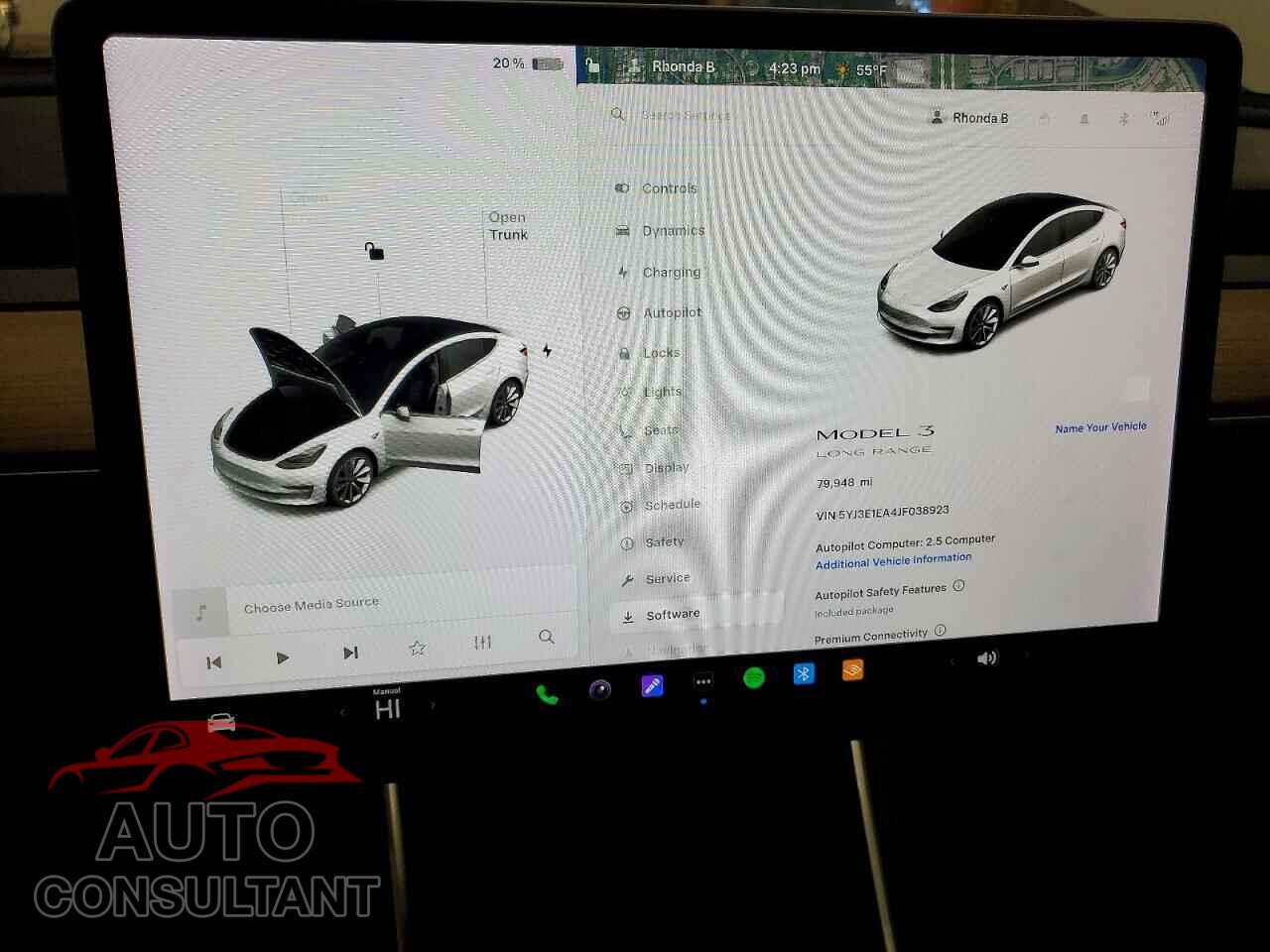 TESLA MODEL 3 2018 - 5YJ3E1EA4JF038923
