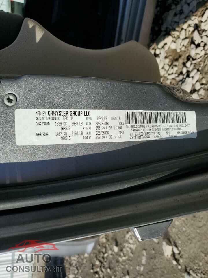 DODGE CARAVAN 2013 - 2C4RDGCG3DR636727