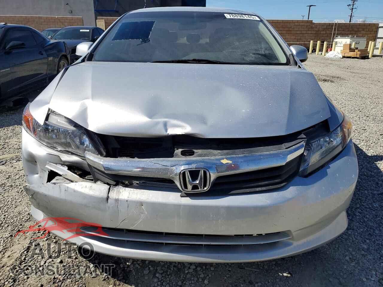 HONDA CIVIC 2012 - 19XFB2F53CE347790