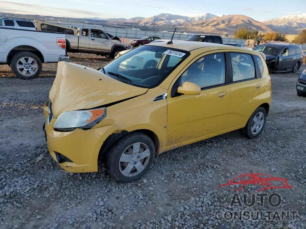 CHEVROLET AVEO 2009 - KL1TD66E89B620272