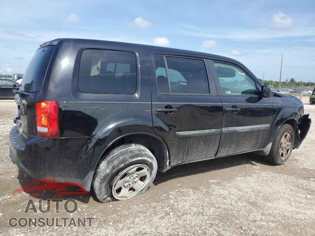 HONDA PILOT 2012 - 5FNYF3H24CB012330