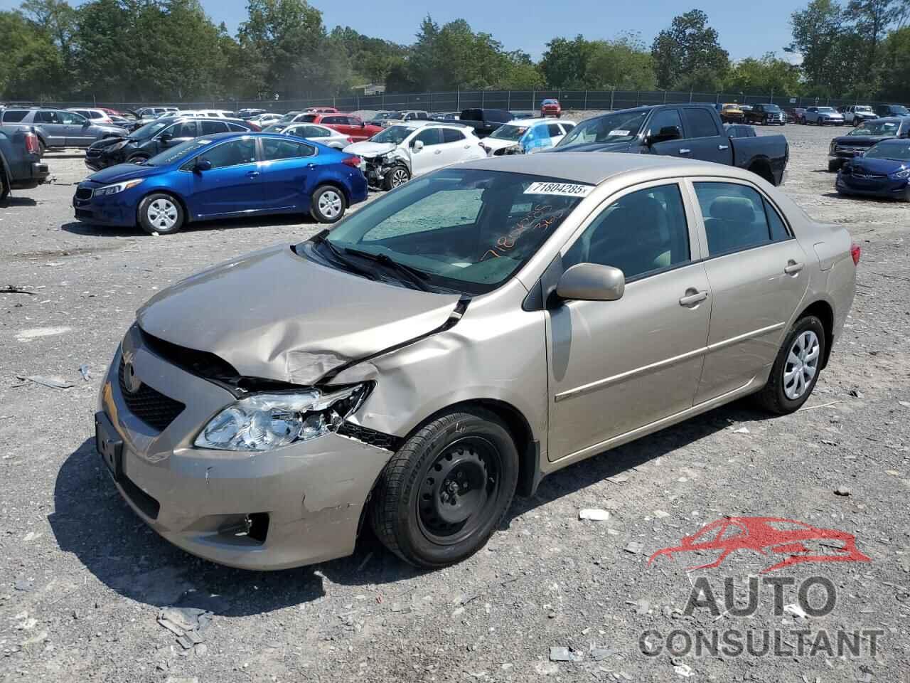 TOYOTA COROLLA 2010 - 2T1BU4EE6AC371552