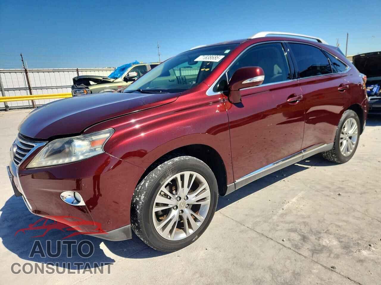 LEXUS RX350 2013 - 2T2ZK1BA7DC105171