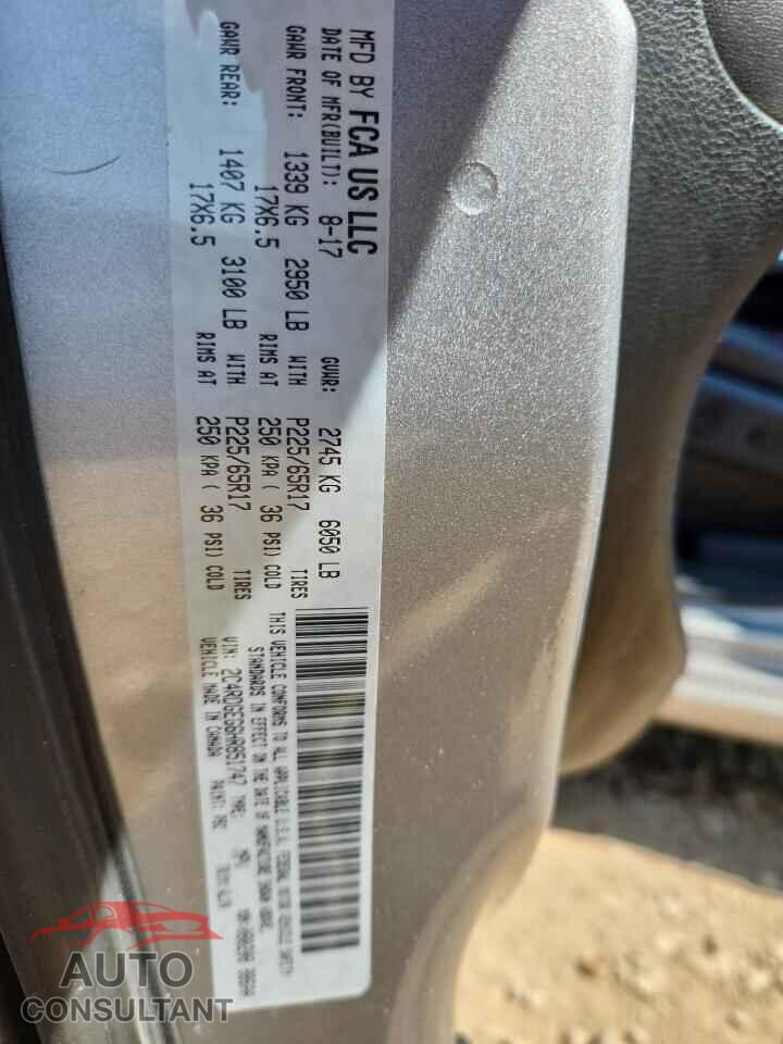DODGE CARAVAN 2017 - 2C4RDGEG6HR851747