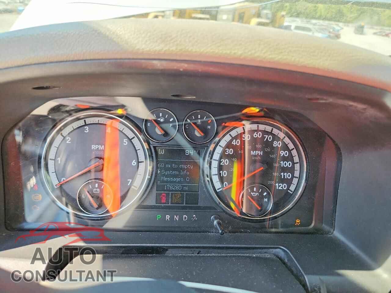 DODGE RAM 1500 2009 - 1D3HB18P79S772444