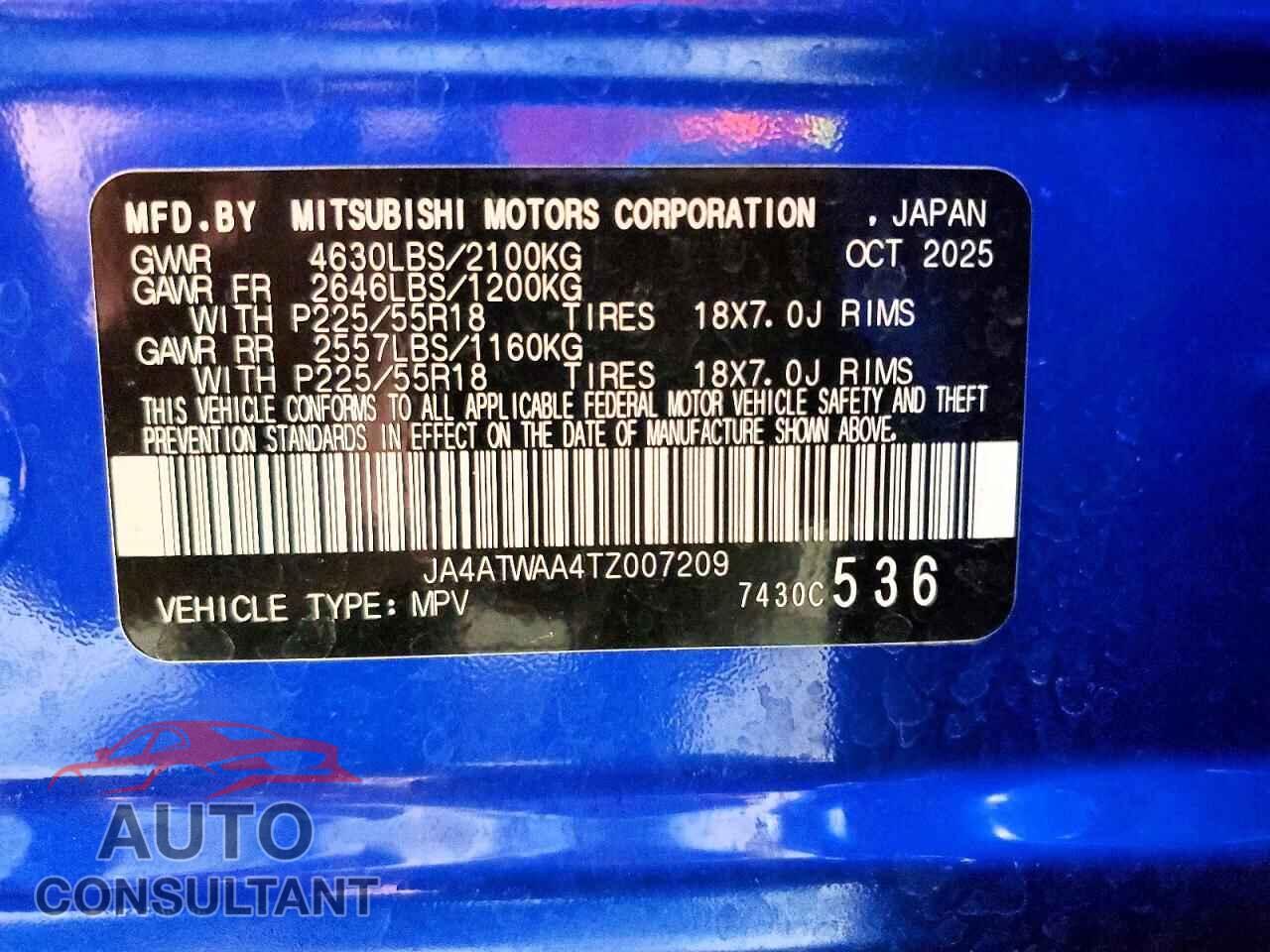 MITSUBISHI ECLIPSE 2026 - JA4ATWAA4TZ007209