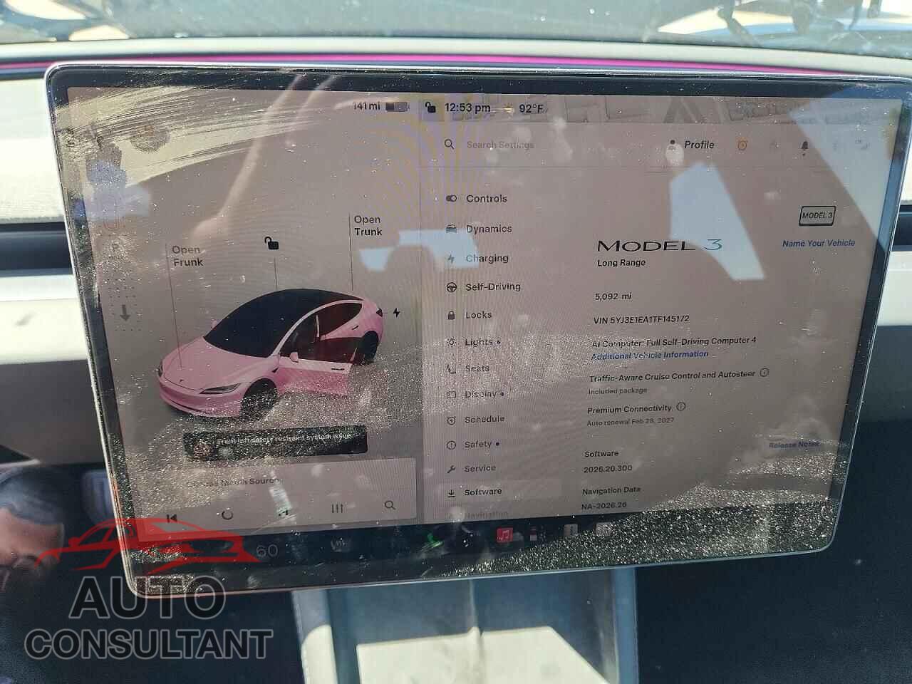 TESLA MODEL 3 2026 - 5YJ3E1EA1TF145172